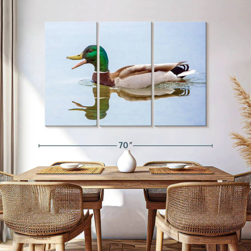 Brampt Floating Mallard Duck, 24" H x 38" W