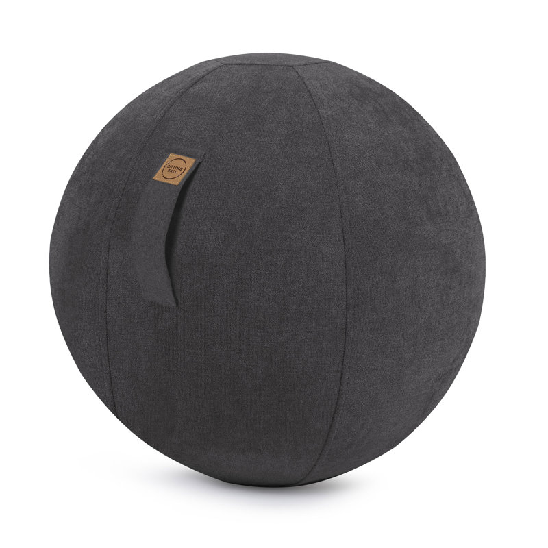 Alfa Ergonomic Ball Chair, Black