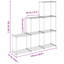 129cm W Aluminium Shelving Unit