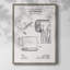 Papier hygiénique, brevet I, reproduction encadrée - bois massif-872694138