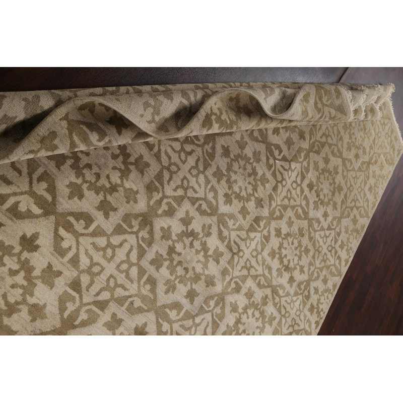 All-Over Geometric Abstract Oriental Area Rug 8x10