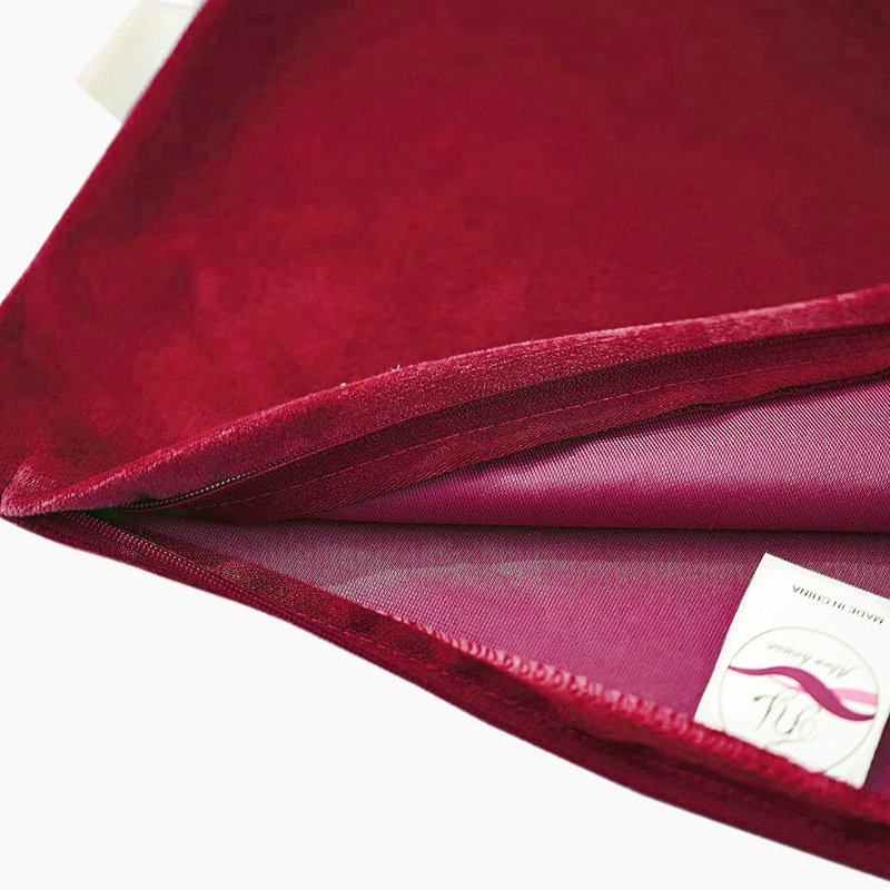 Housse de coussin carrée, Rouge, 18 po x 18 po