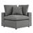 Modway Commix 5-Piece Outdoor Patio Armless Sectional Sofa-64320866