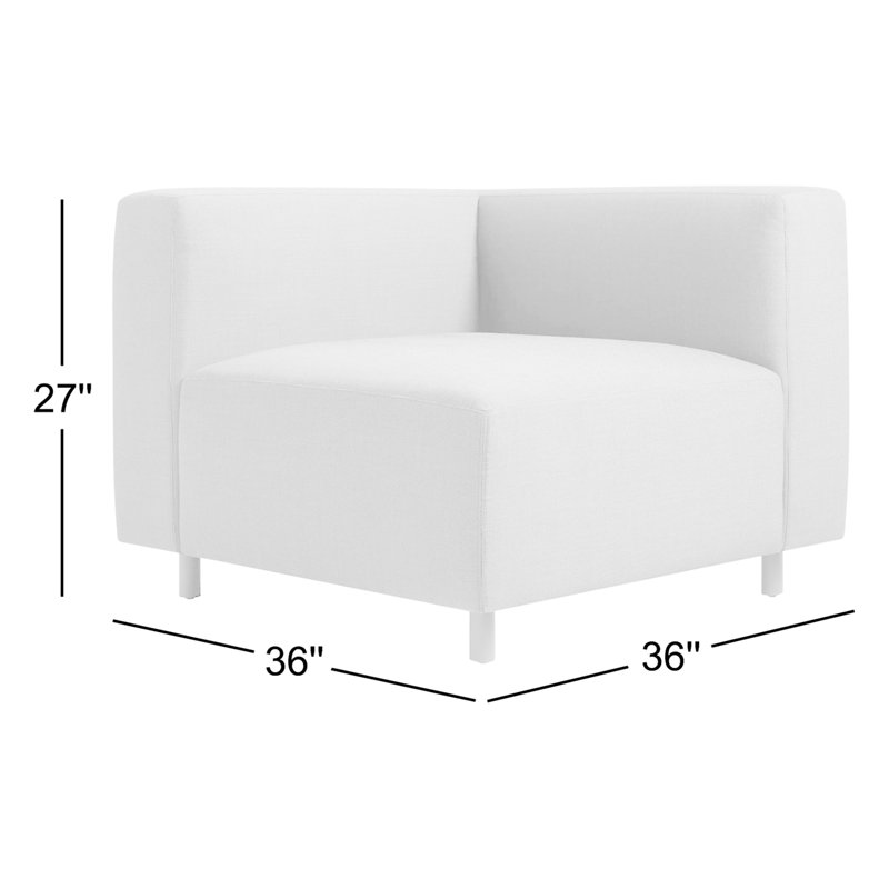 9 Yard Outdoor One Arm Lounge Chair, Coal Sunbrella®
