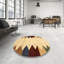 Tapis beige/rouge/vert contemporaine-491639374