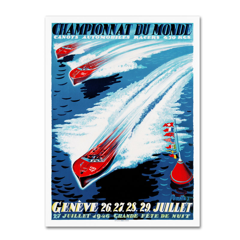 « travel 267 », publicité sur toile tendue, H 47 po x l 35 po