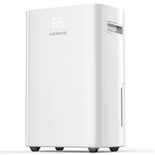Kesnos 80 & 100 Pint Dehumidifier for Home – Energy Star Certified, Covers up to 5,000-5,500 Sq. Ft., with Drain Hose, Smart Display & Timer