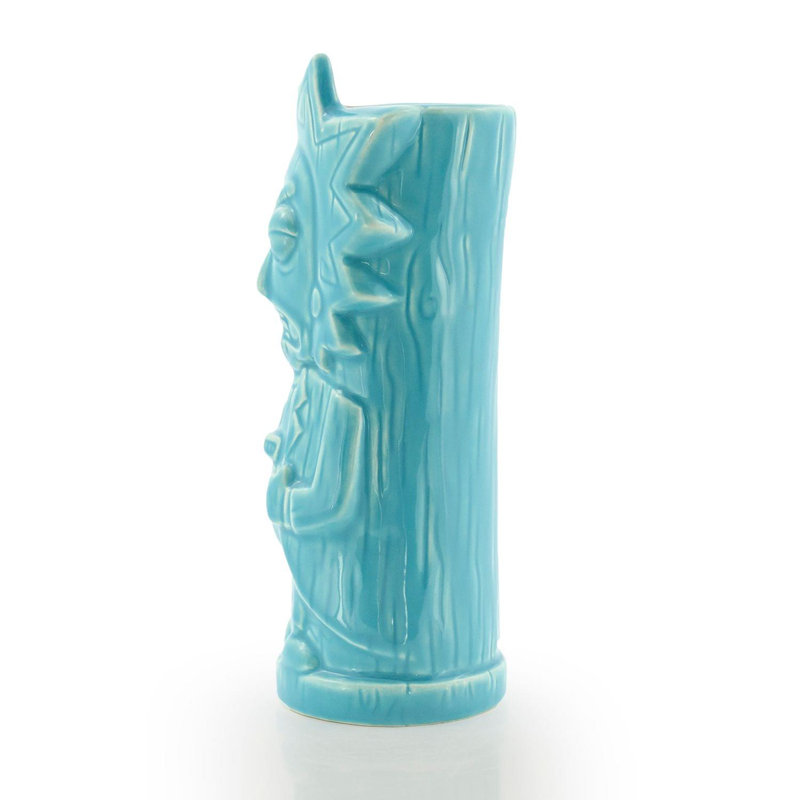 Tasse Geeki Tikis Rick & Morty Rick | Tasse en céramique de style tiki | Peut contenir 15 onces