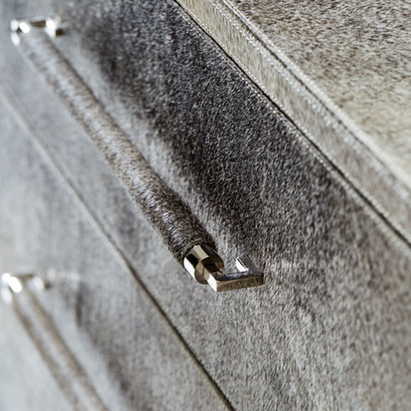 Transitional Beige 3-Drawer Dresser with Felt-Lined Storage