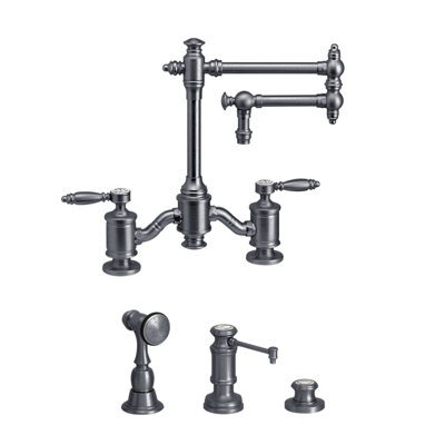 Towson Bridge Faucet - 12" Articulated Spout