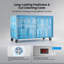 Plan de travail commercial en acier inoxydable 18,5 pieds cubes 60 po 2 portes sous le comptoir