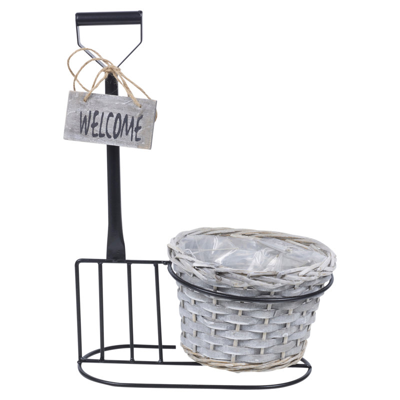Delrosario Metal Plants & Flowers Garden Sign