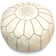 Cherise Moroccan Leather Pouf