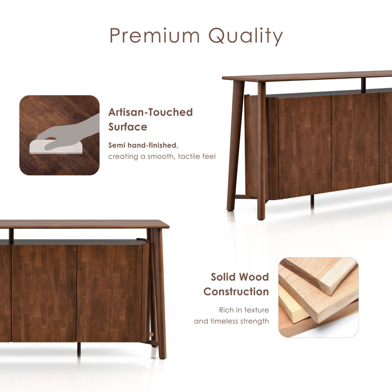 Rozella 82.5"W Solid Wood Server