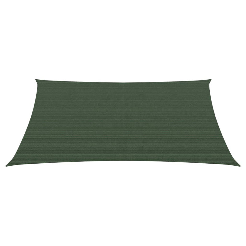 Azcuy 2m x 2.5m Rectangular Shade Sail, Dark Green, 2m x 2.5m