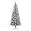Artificial Hinged Christmas Tree Green and white-1629112162