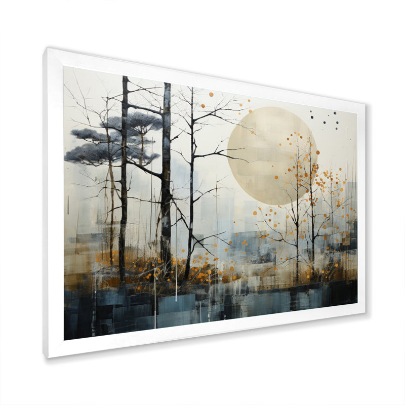 Japon, art minimaliste zen serein, art mural japonais, Cadre simple blanc, H 16 po x l 32 po x P 1 po