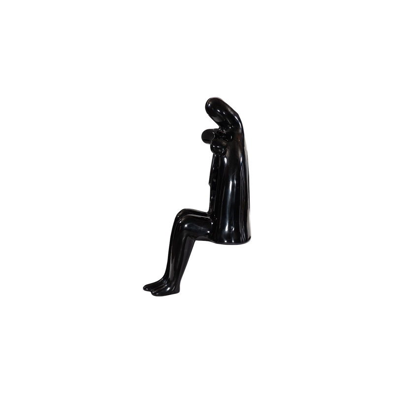 Gel Coat Sweetie Sculpture, Black