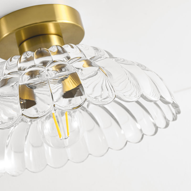  Plafonnier semi-encastré 1 lumière Moncia , Clair