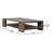 Boston Roca Outdoor Metal Coffee Table-Bronze
