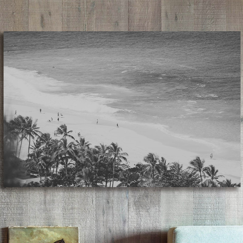 « retour to paradise » par morgan j hartley, reproduction d’art sur toile tendue, H 40 po x l 60 po x P 1,5 po