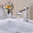 Waterfall Spout Faucet For Bathroom Sink, Single Handle Design, Pop - Up Drain Overflow, Brushed Nickel, Corrosion, Easy To Use With And Stainless Steel Material, Stable Water Flow, No Installation-121679452