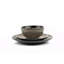 Waterside 24PC Black Pad Printing Dinner Set