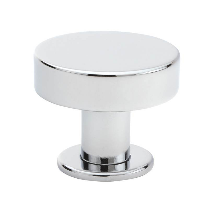 Cadet Mushroom Knob, 1.75" H x 1.75" W x 1.37" D, Polished Chrome