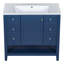 Meuble-lavabo simple 36,11 avec comptoir