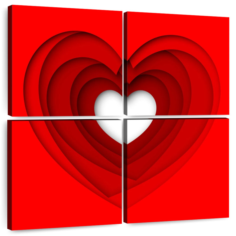 Hardie Heart Layers, H 18 po x l 18 po
