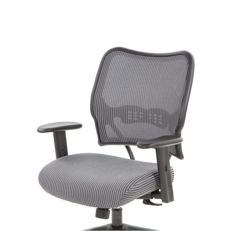 Charcoal VeraFlex Mesh Swivel Task Chair with Adjustable Arms