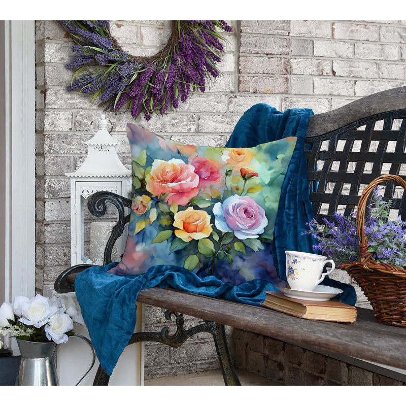 Other/No Pattern Outdoor Throw Pillow, 18" H x 18" W