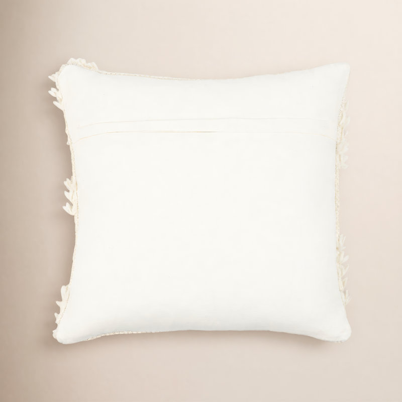 Emberly Square Pillow Cover, Down, 22" x 22"