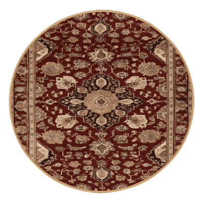 Machine Washable Persian Brown Area Rug