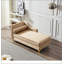Chaise longue moderne avec revêtement en velours-93932695