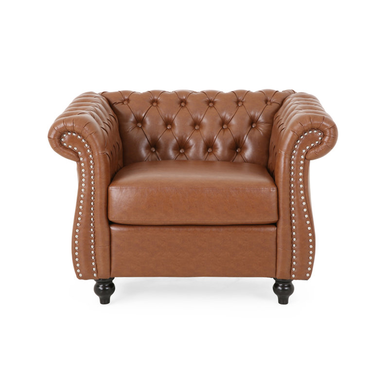 Fauteuil d'appoint capitonné Mirod (chaise incluse seulement)
