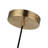 Elegant 3-tiered Brass Pendant Light – Glare Free Ceiling Fixture for Kitchen, Dining, or Living Room-714087010