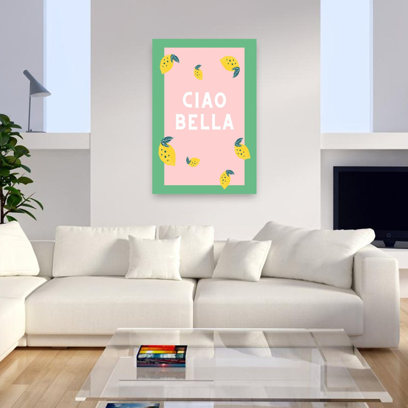 Reproduction d'art mural de fruits d'été abstraits contemporains de Cao Bella, 48" H x 32" W