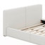 Grand lit plateforme tapissier avec structure solide-294782548