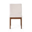 Chaise d'appoint en bois massif rembourrée Corriveau Cupp-31578484-31578488-108709782