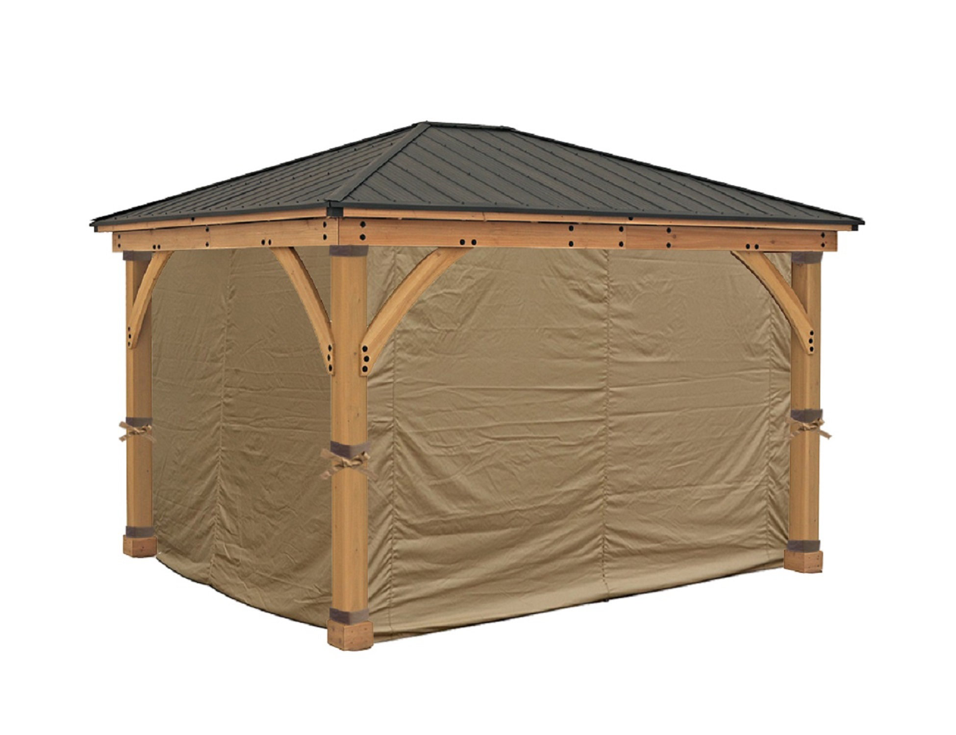 APEX GARDEN Polyester Side Wall for Gazebo | Wayfair