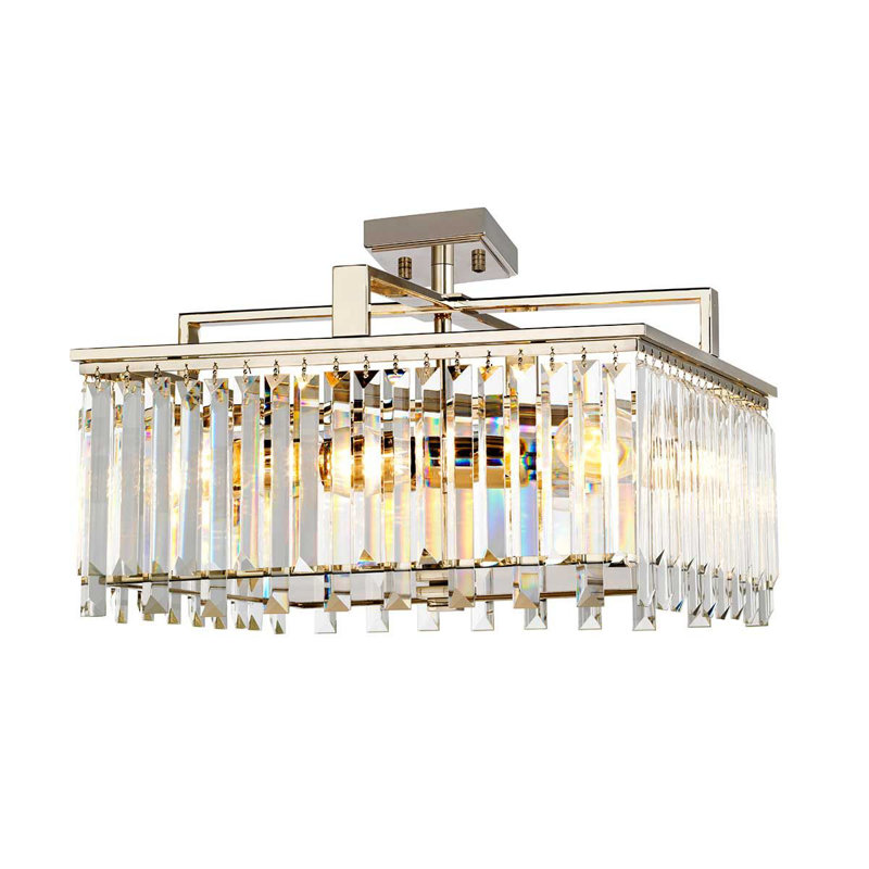 Lauryn 4 - Light Square/Rectangle Chandelier, 29.1cm H x 47cm W x 47cm D