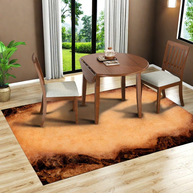 Ensembles de table de salle à manger modernes et peu encombrants avec chaises en bois et rembourrées pour petits appartements