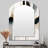 Abstract Transitional Shapes V - Abstract Shapes Arch Decorative Mirror, Modern Asymmetrical Wall Mirror, Printed Metal Art-1859821330