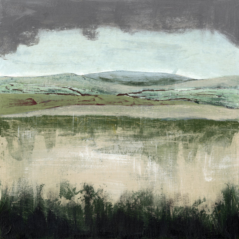 Crystal Moorland II 1 Piece Wrapped Canvas Painting, 91cm H x 91cm W
