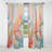 Coral Reef Barrier Expression - Coastal Coral Animal Print Blackout Curtain - 1 Panels-1219087410