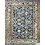Traditional, Transitional One-of-a-Kind Rectangle 10' X 13'2" Hand Knotted Area Rug