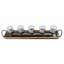 Wood and Glass Candelabra