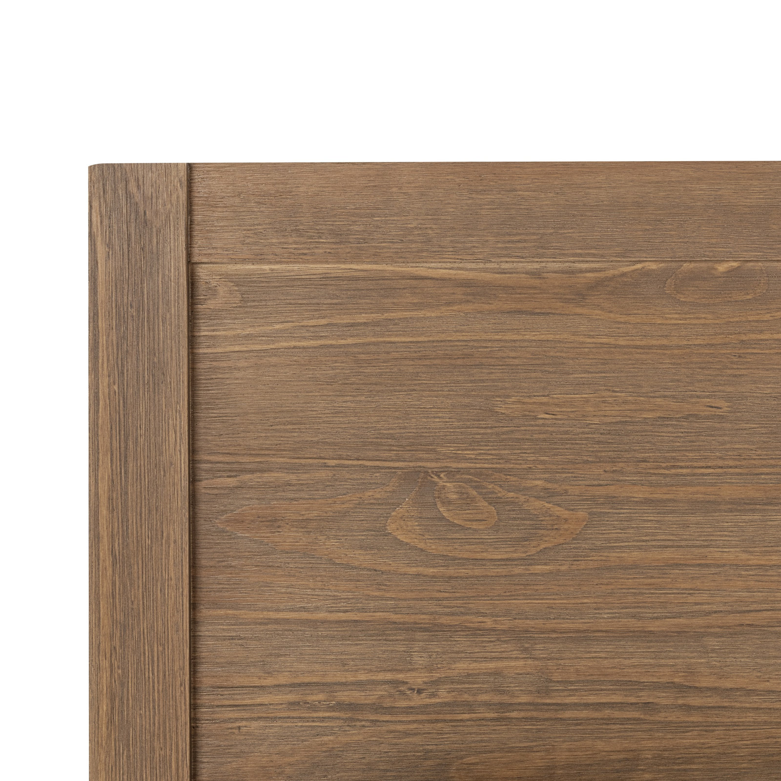 Modica Solid Wood Bed, King, Honey Brown