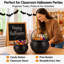 Chaudron d'Halloween - paquet de 2 - paquet de 2 articles de fête - noir - (1) 8 po 55280, (1) 6 po 30106